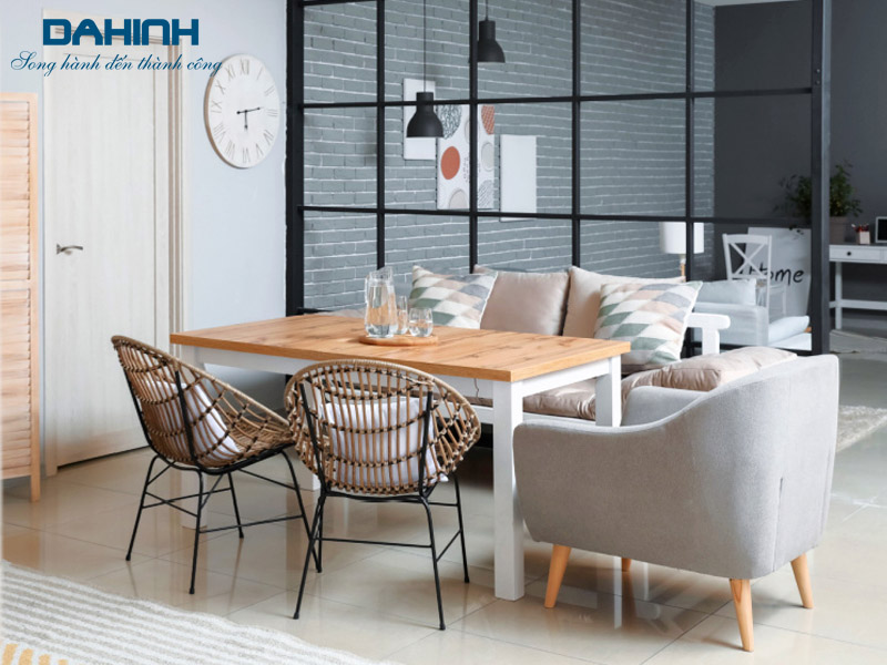 Vách ngăn phòng khách và bếp Vách ngăn phòng khách và bếp