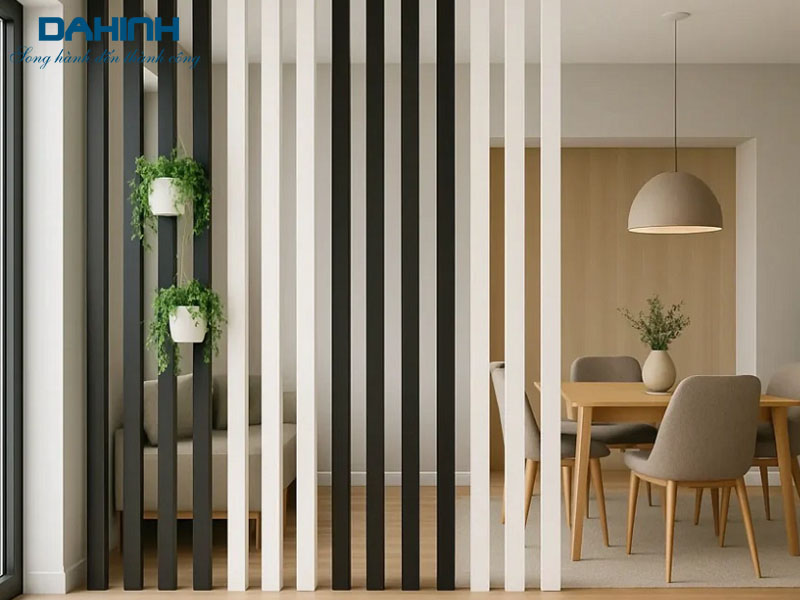 Vách ngăn phòng khách và bếp Vách ngăn phòng khách và bếp